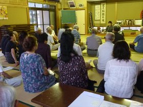 国政報告会（山形市鈴川町の川原宿集会所）