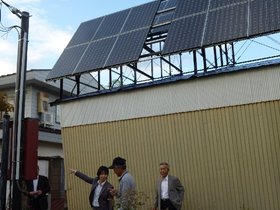 白鷹町小水力発電視察