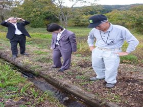 白鷹町小水力発電視察