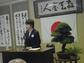 南洲神社（酒田）例大祭で祝辞