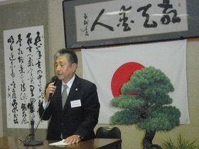 照国神社（鹿児島）総代の 妹尾博隆 氏