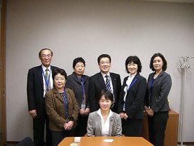 山形県郵便局長夫人会来訪